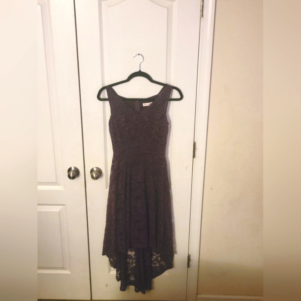 Bery Love Floral Lace Knee-Length Cocktail Party Dress